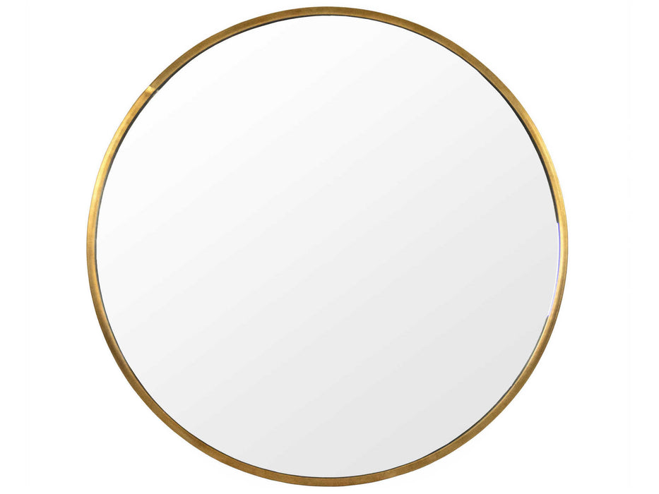 Zentique - Gosse Antique Gold 45'' Wide Round Wall Mirror - EZT170503A - GreatFurnitureDeal