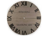 Zentique - Distressed Grey 48'' Wide Clock Face Wood Wall Art - Clock Face M - GreatFurnitureDeal