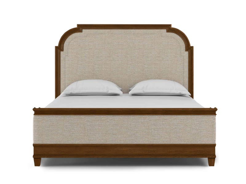 ART Furniture - Newel King Upholstered Bed in Vintage Cherry - 294146-1406 - GreatFurnitureDeal
