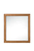 James Martin Furniture - Bristol 44" Rectangular Mirror in Saddle Brown - 157-M44-SBR - GreatFurnitureDeal